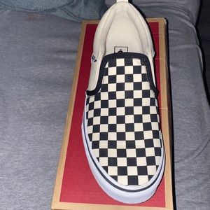 Checkers Black/Natural Vans